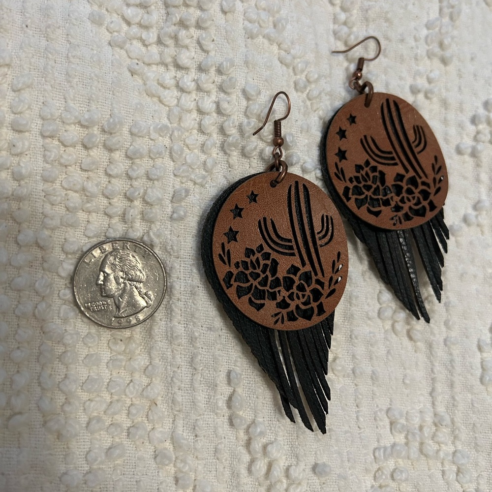 Lightweight Leather Earrings